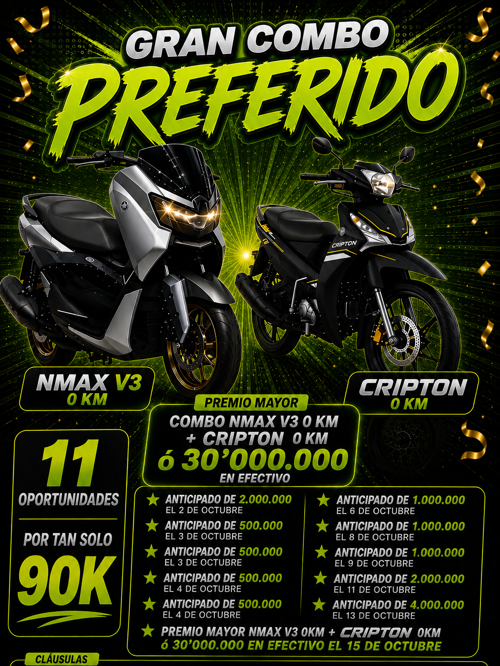 Vista Previa Combo Preferido de la Gente — $43.000.000 en Bendiciones